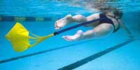 Fallschirm im Schwimmen